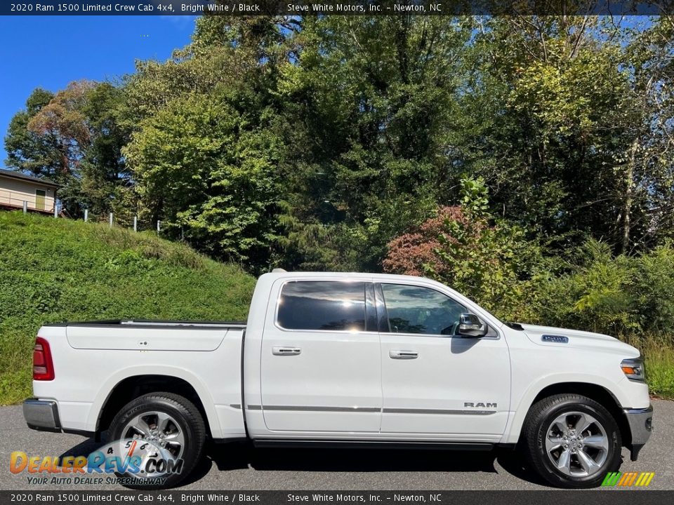 Bright White 2020 Ram 1500 Limited Crew Cab 4x4 Photo #6