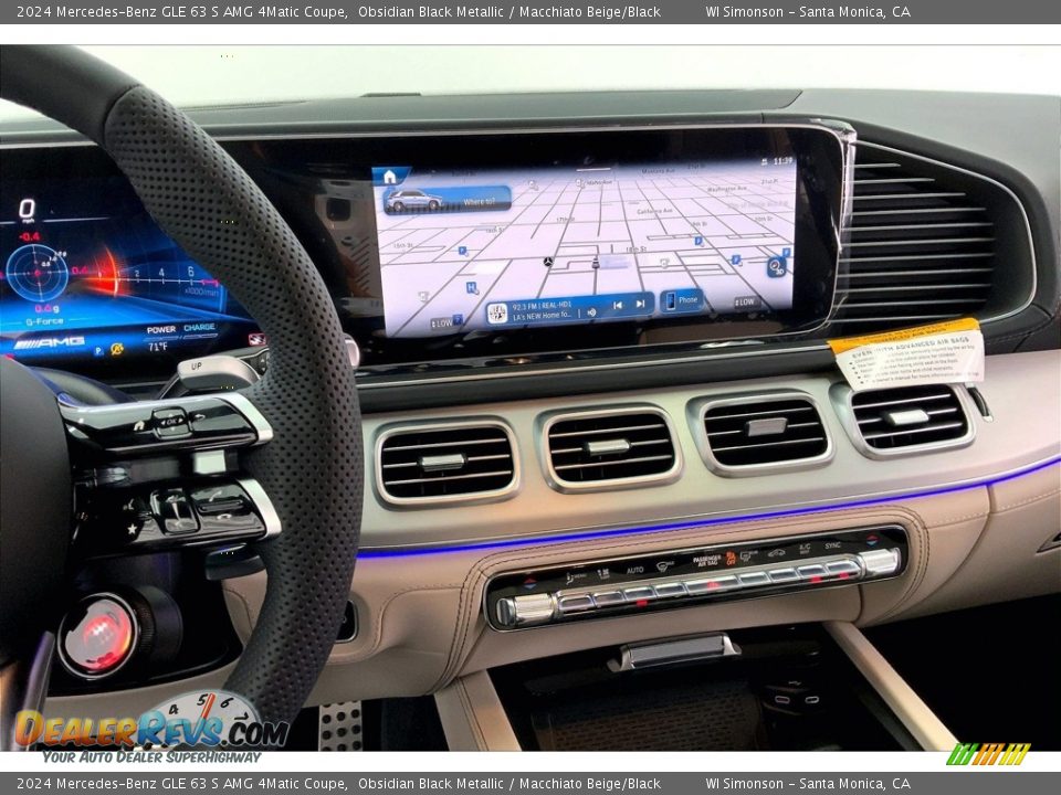 Controls of 2024 Mercedes-Benz GLE 63 S AMG 4Matic Coupe Photo #7