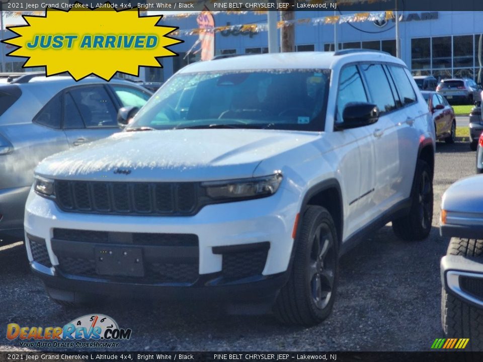 2021 Jeep Grand Cherokee L Altitude 4x4 Bright White / Black Photo #1