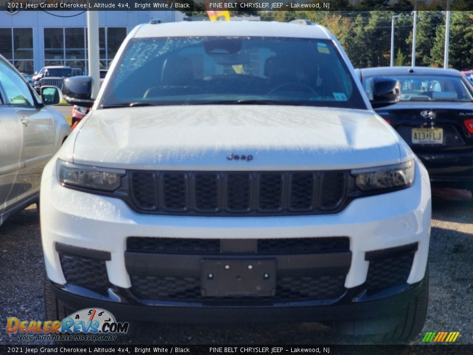 2021 Jeep Grand Cherokee L Altitude 4x4 Bright White / Black Photo #2