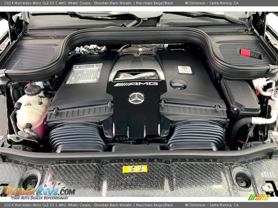 2024 Mercedes-Benz GLE 63 S AMG 4Matic Coupe 4.0 Liter DI biturbo DOHC 32-Valve VVT V8 Engine Photo #9