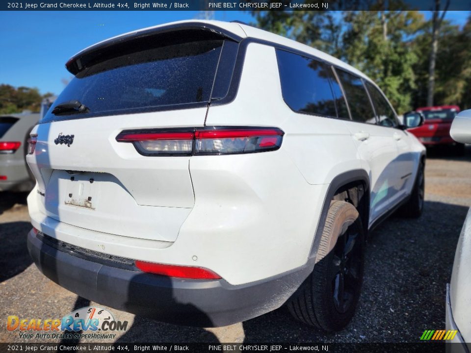 2021 Jeep Grand Cherokee L Altitude 4x4 Bright White / Black Photo #3