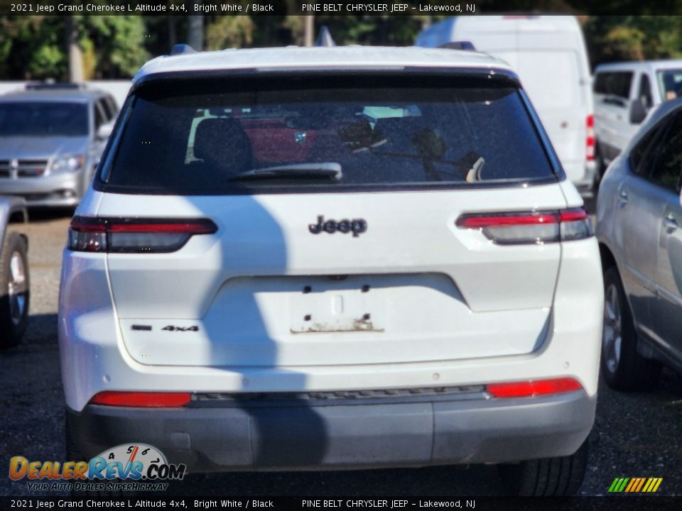 2021 Jeep Grand Cherokee L Altitude 4x4 Bright White / Black Photo #4
