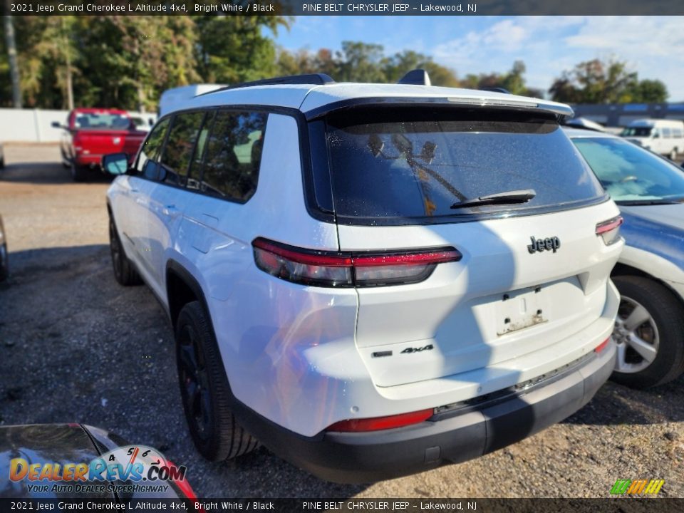 2021 Jeep Grand Cherokee L Altitude 4x4 Bright White / Black Photo #6