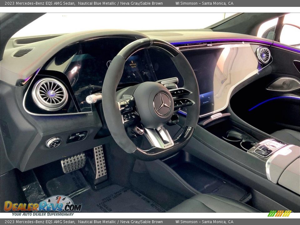 Dashboard of 2023 Mercedes-Benz EQS AMG Sedan Photo #4