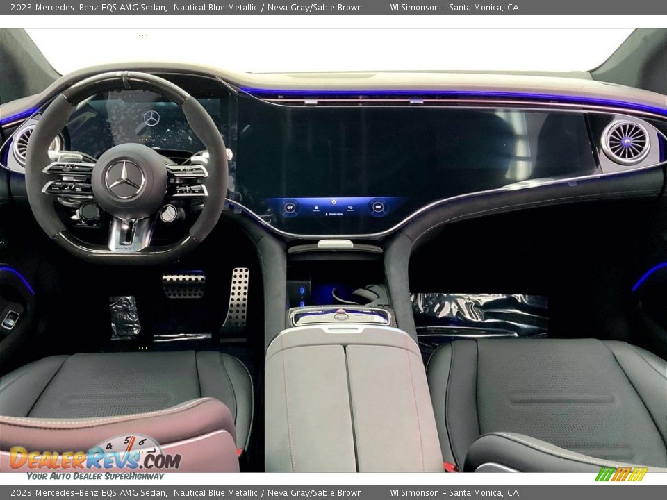 Dashboard of 2023 Mercedes-Benz EQS AMG Sedan Photo #6