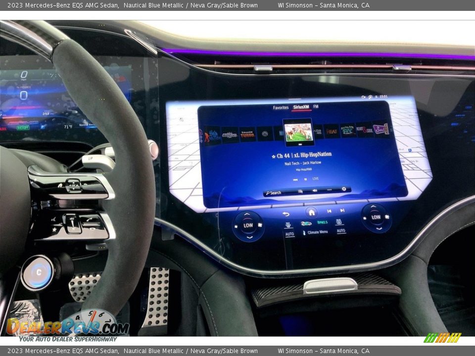 Controls of 2023 Mercedes-Benz EQS AMG Sedan Photo #7