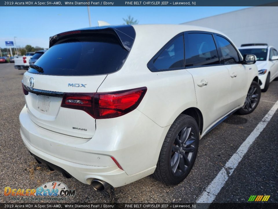 2019 Acura MDX A Spec SH-AWD White Diamond Pearl / Ebony Photo #3