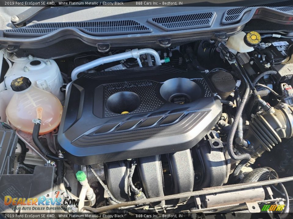 2019 Ford EcoSport SE 4WD White Platinum Metallic / Ebony Black Photo #24