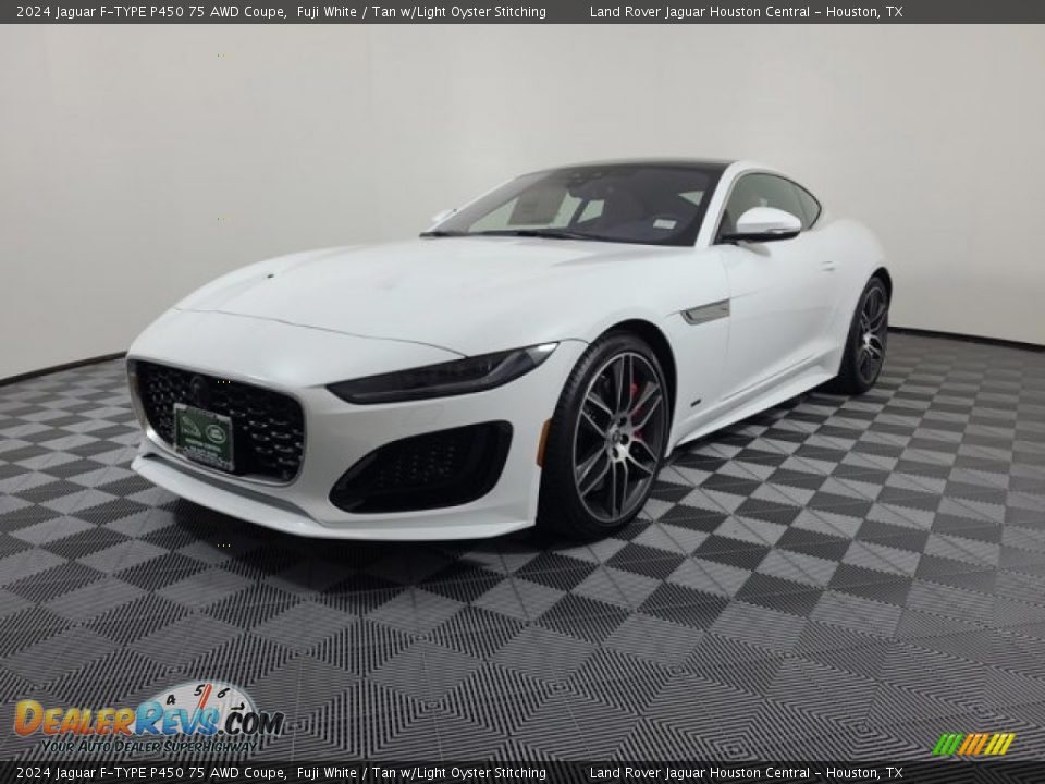 2024 Jaguar F-TYPE P450 75 AWD Coupe Fuji White / Tan w/Light Oyster Stitching Photo #1