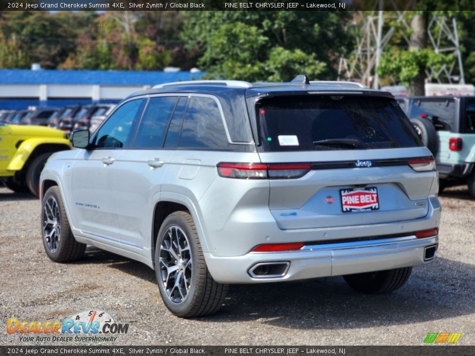 2024 Jeep Grand Cherokee Summit 4XE Silver Zynith / Global Black Photo #4