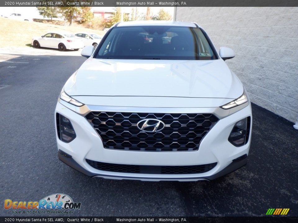 2020 Hyundai Santa Fe SEL AWD Quartz White / Black Photo #2