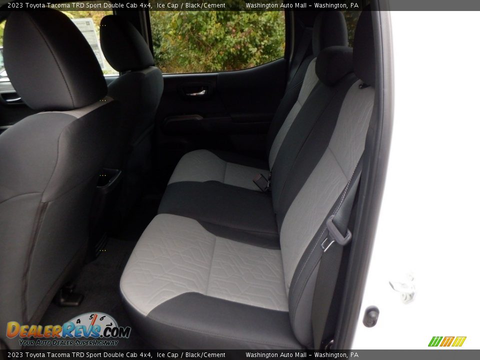 Rear Seat of 2023 Toyota Tacoma TRD Sport Double Cab 4x4 Photo #30