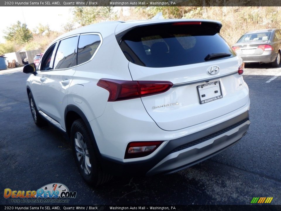 2020 Hyundai Santa Fe SEL AWD Quartz White / Black Photo #5