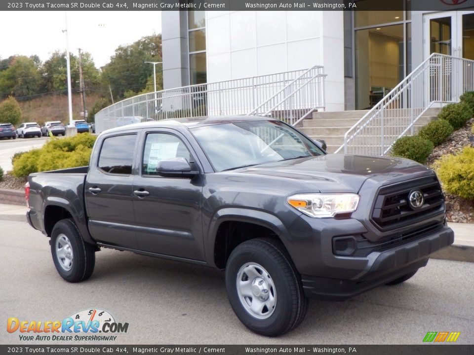 Front 3/4 View of 2023 Toyota Tacoma SR Double Cab 4x4 Photo #1