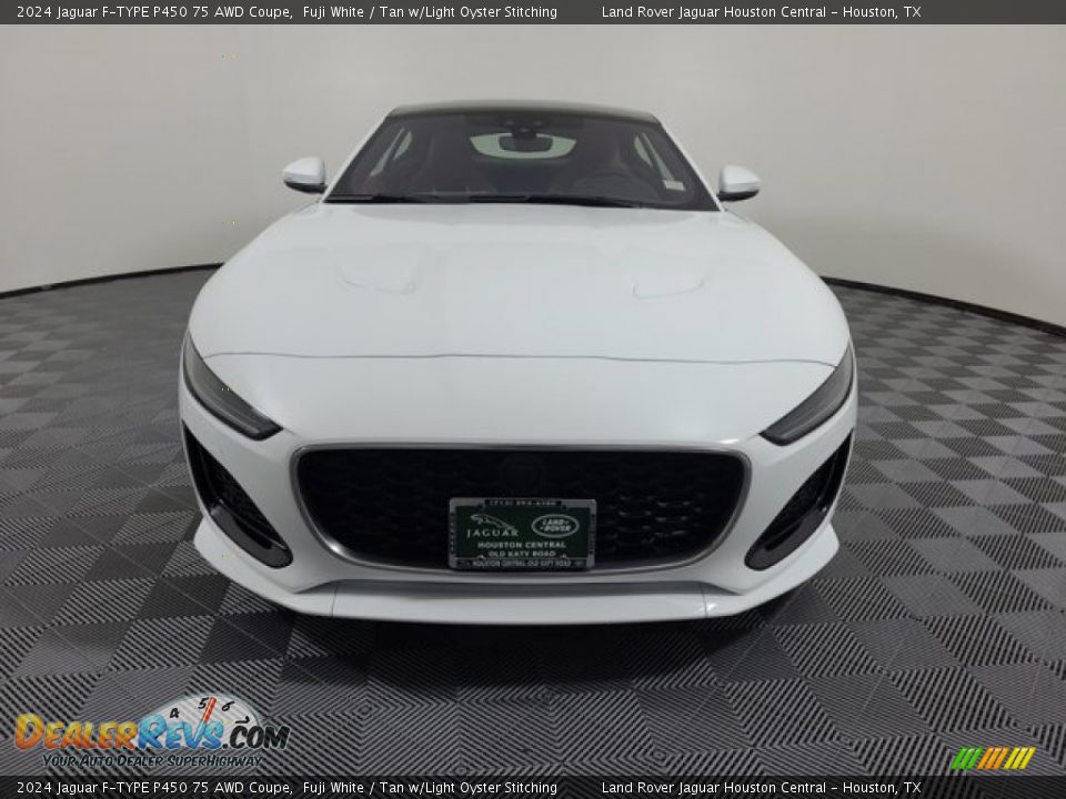 2024 Jaguar F-TYPE P450 75 AWD Coupe Fuji White / Tan w/Light Oyster Stitching Photo #8