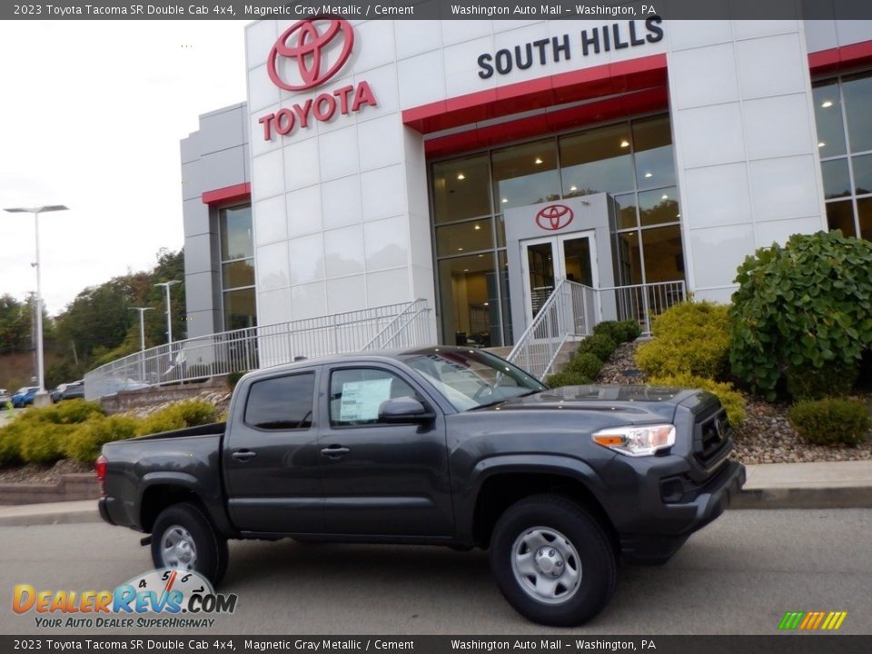 2023 Toyota Tacoma SR Double Cab 4x4 Magnetic Gray Metallic / Cement Photo #2