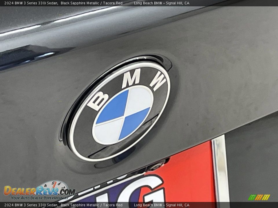 2024 BMW 3 Series 330i Sedan Black Sapphire Metallic / Tacora Red Photo #7