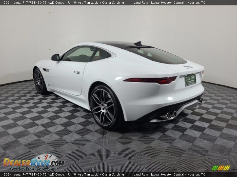 2024 Jaguar F-TYPE P450 75 AWD Coupe Fuji White / Tan w/Light Oyster Stitching Photo #10