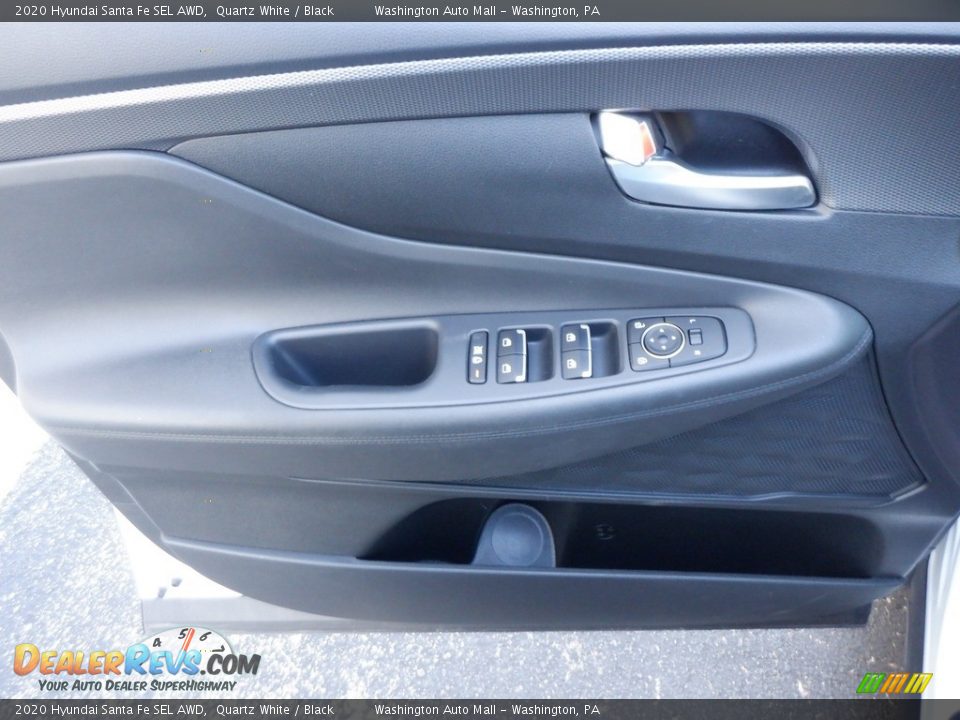 2020 Hyundai Santa Fe SEL AWD Quartz White / Black Photo #10