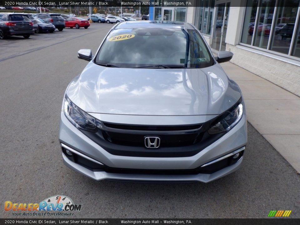 2020 Honda Civic EX Sedan Lunar Silver Metallic / Black Photo #11