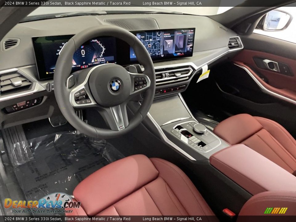 Tacora Red Interior - 2024 BMW 3 Series 330i Sedan Photo #12