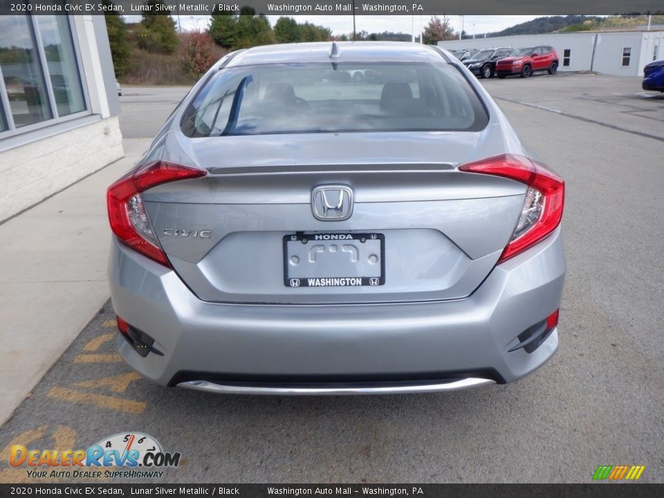 2020 Honda Civic EX Sedan Lunar Silver Metallic / Black Photo #14