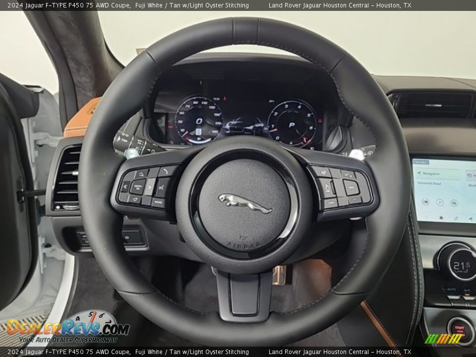 2024 Jaguar F-TYPE P450 75 AWD Coupe Steering Wheel Photo #17