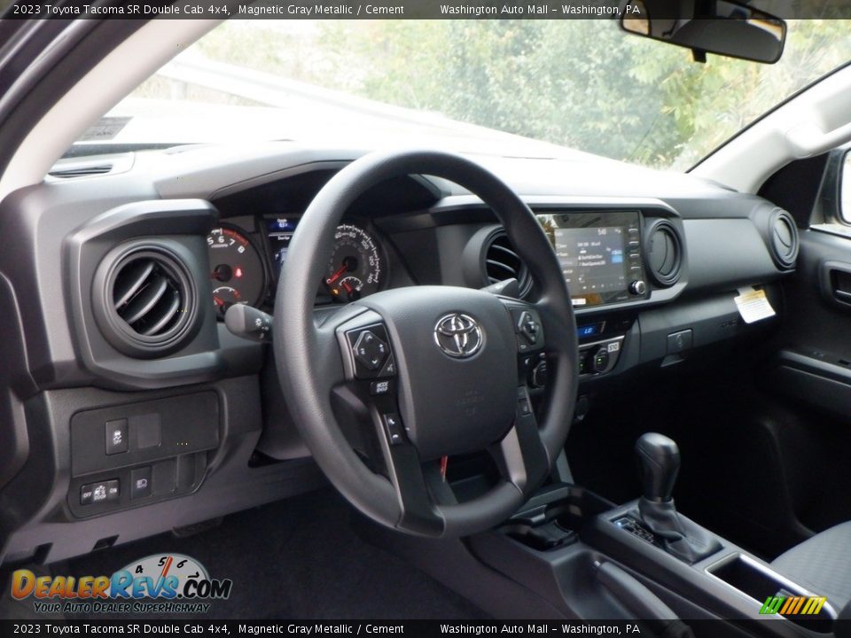 Dashboard of 2023 Toyota Tacoma SR Double Cab 4x4 Photo #11
