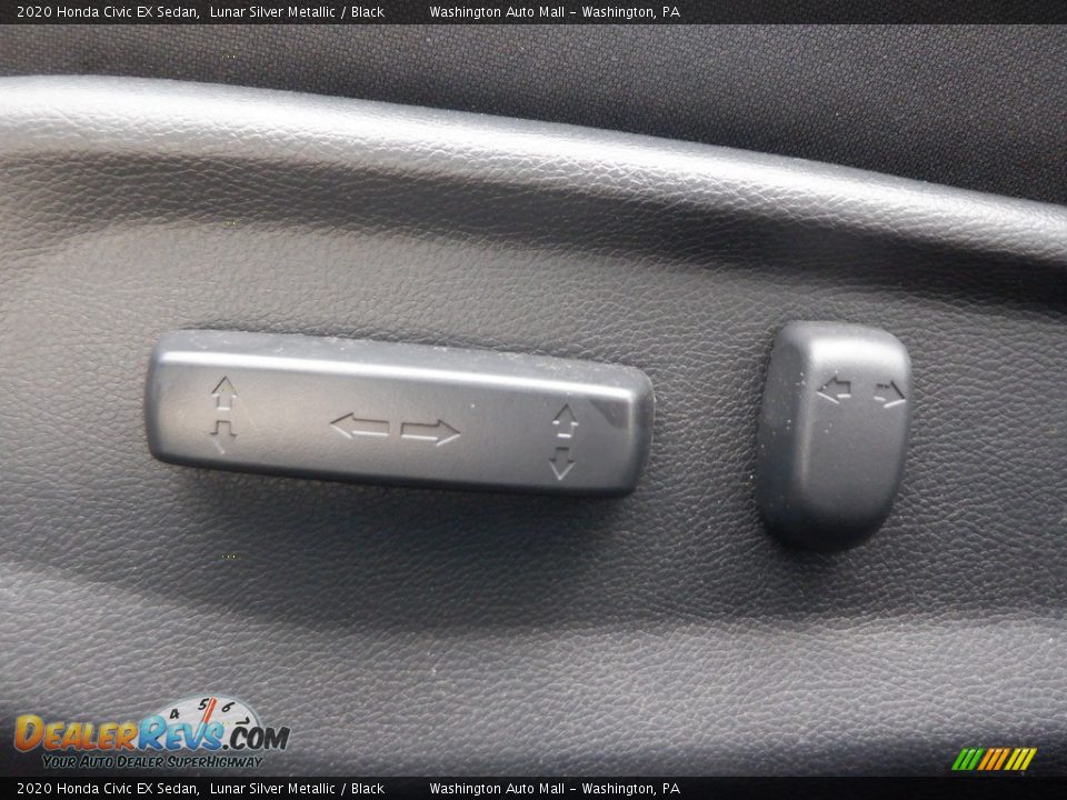 2020 Honda Civic EX Sedan Lunar Silver Metallic / Black Photo #19
