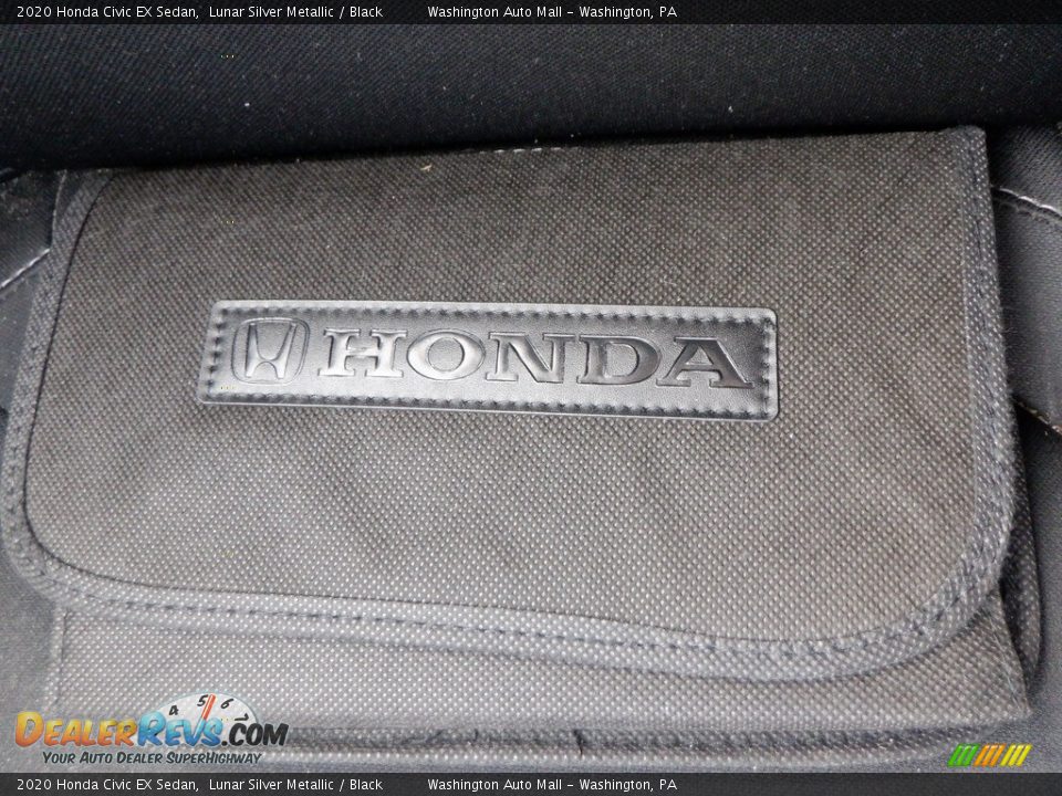2020 Honda Civic EX Sedan Lunar Silver Metallic / Black Photo #24
