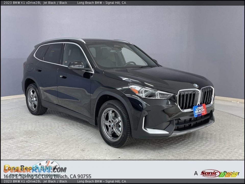 2023 BMW X1 xDrive28i Jet Black / Black Photo #1