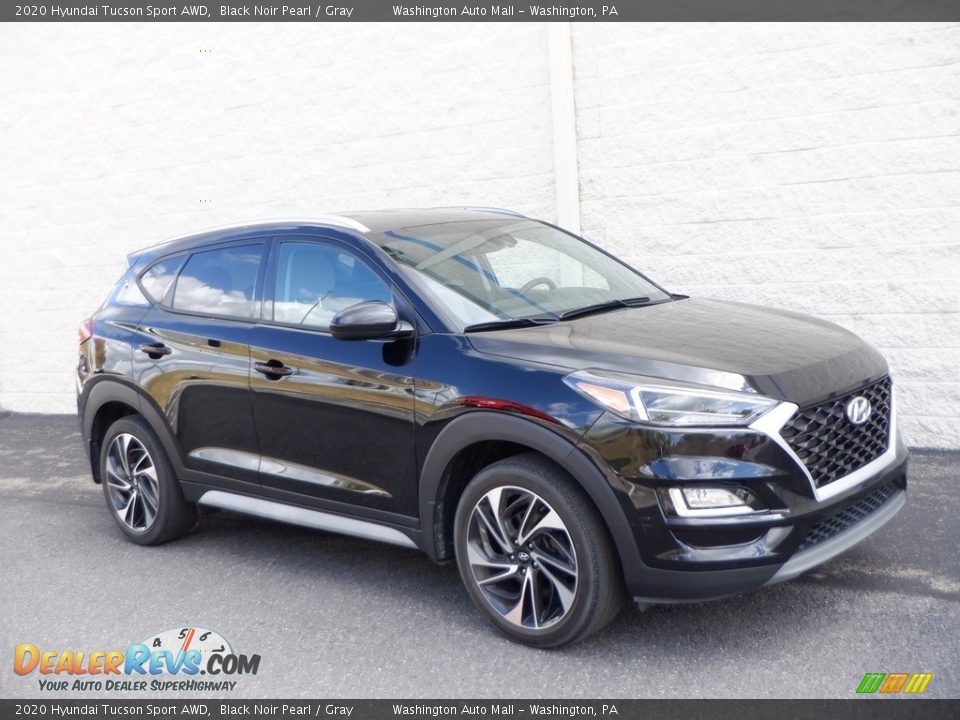 2020 Hyundai Tucson Sport AWD Black Noir Pearl / Gray Photo #1