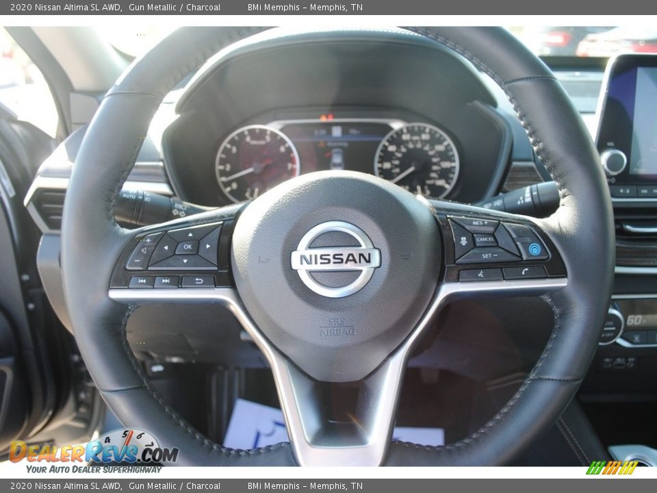 2020 Nissan Altima SL AWD Steering Wheel Photo #12