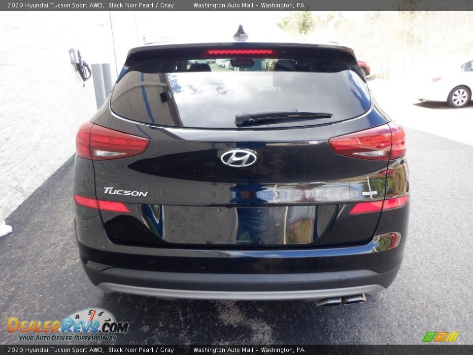 2020 Hyundai Tucson Sport AWD Black Noir Pearl / Gray Photo #5