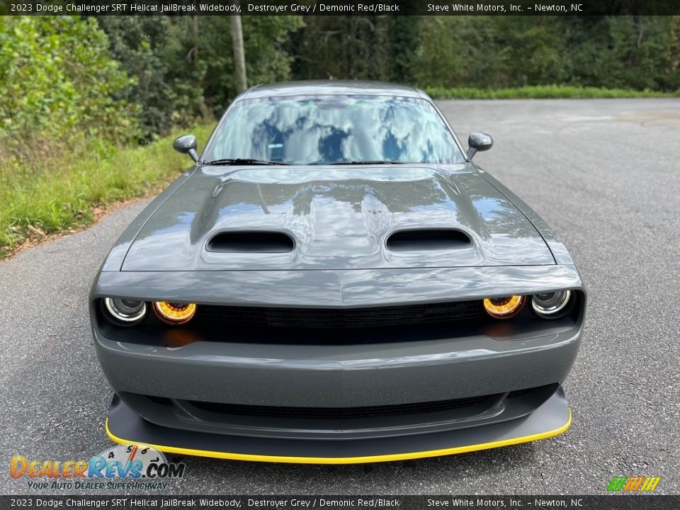 2023 Dodge Challenger SRT Hellcat JailBreak Widebody Destroyer Grey / Demonic Red/Black Photo #3