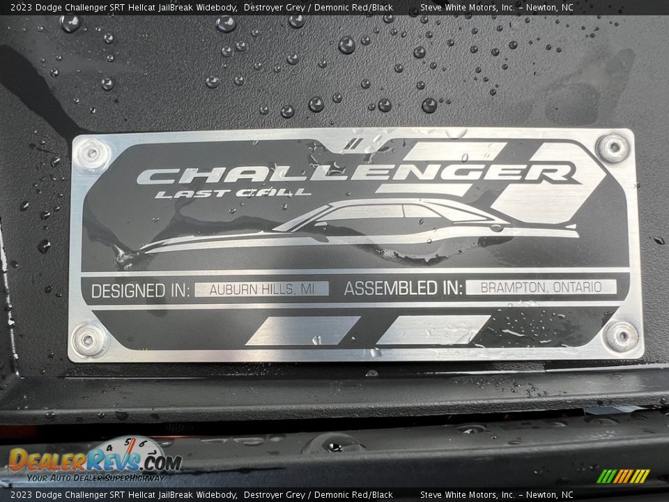 2023 Dodge Challenger SRT Hellcat JailBreak Widebody Logo Photo #13