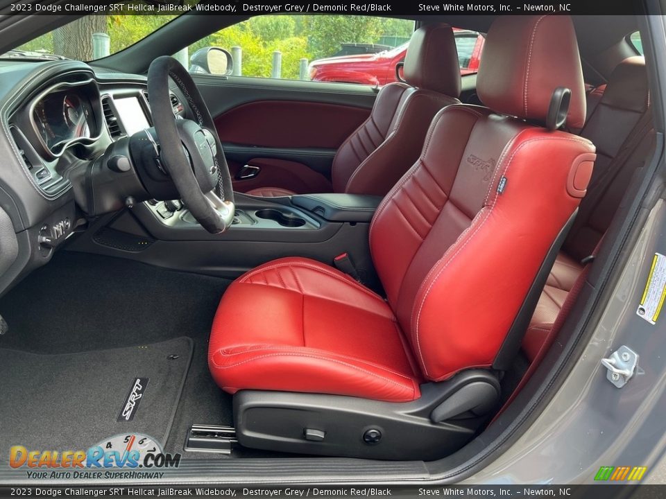 Demonic Red/Black Interior - 2023 Dodge Challenger SRT Hellcat JailBreak Widebody Photo #15