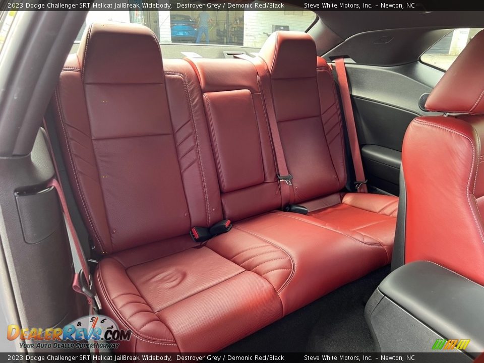 Rear Seat of 2023 Dodge Challenger SRT Hellcat JailBreak Widebody Photo #21