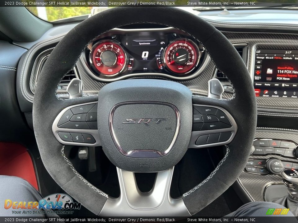 2023 Dodge Challenger SRT Hellcat JailBreak Widebody Steering Wheel Photo #22