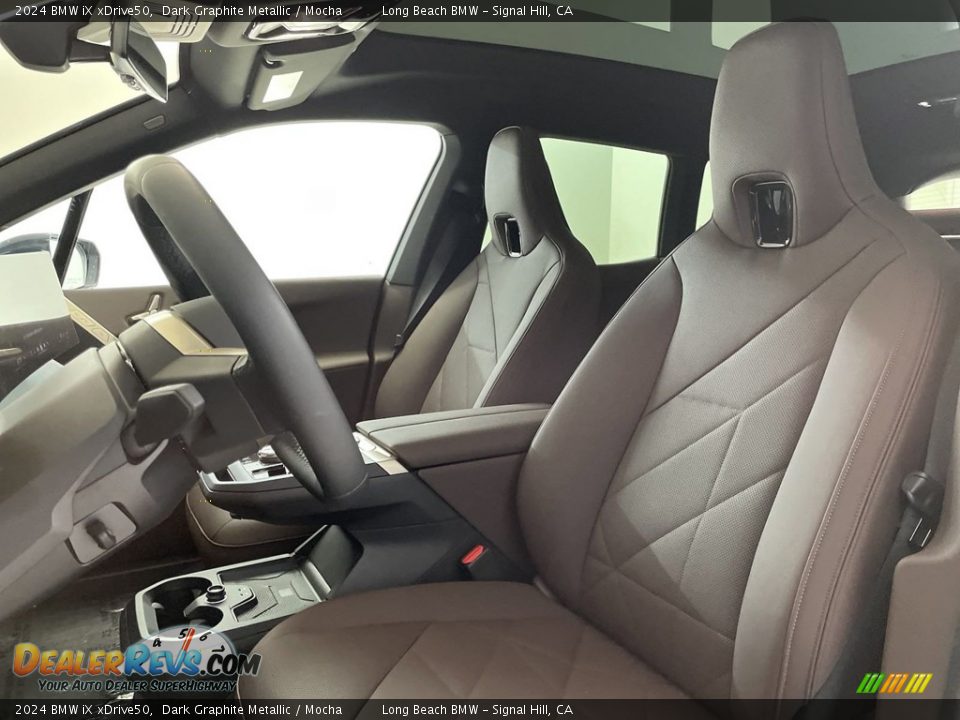 Front Seat of 2024 BMW iX xDrive50 Photo #12