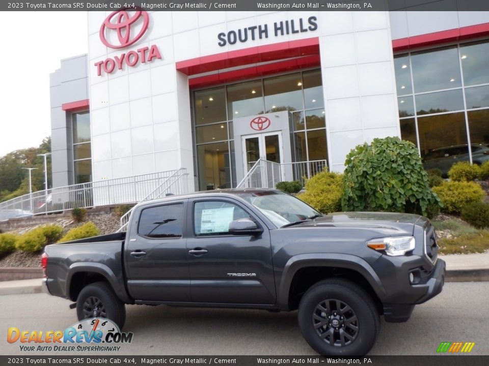 2023 Toyota Tacoma SR5 Double Cab 4x4 Magnetic Gray Metallic / Cement Photo #2