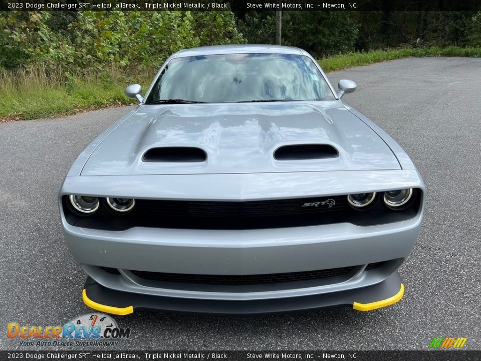 Triple Nickel Metallic 2023 Dodge Challenger SRT Hellcat JailBreak Photo #3