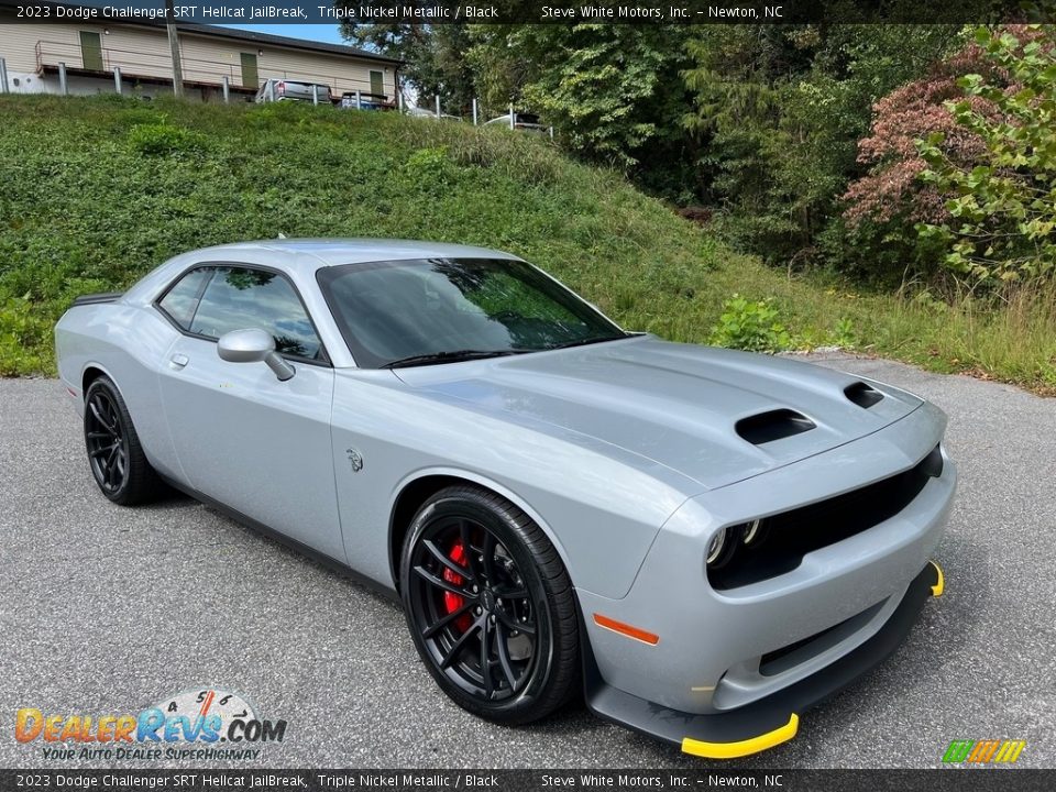 Triple Nickel Metallic 2023 Dodge Challenger SRT Hellcat JailBreak Photo #4