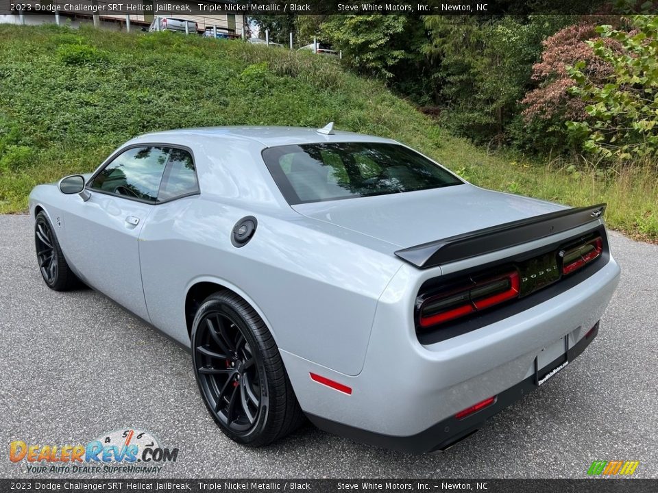 2023 Dodge Challenger SRT Hellcat JailBreak Triple Nickel Metallic / Black Photo #8