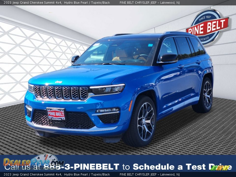 2023 Jeep Grand Cherokee Summit 4x4 Hydro Blue Pearl / Tupelo/Black Photo #1