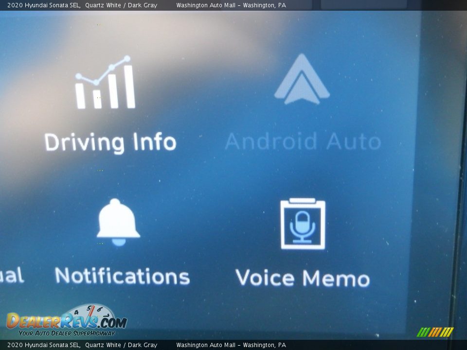 2020 Hyundai Sonata SEL Quartz White / Dark Gray Photo #20