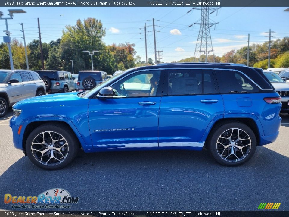 2023 Jeep Grand Cherokee Summit 4x4 Hydro Blue Pearl / Tupelo/Black Photo #3