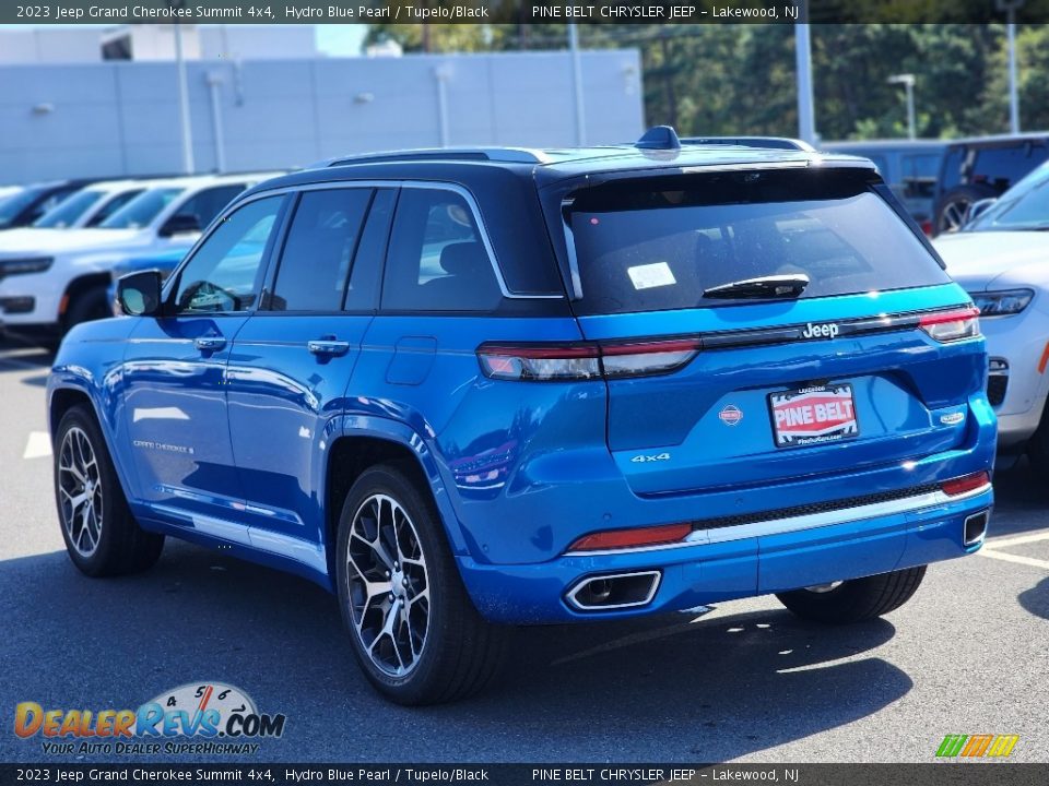 2023 Jeep Grand Cherokee Summit 4x4 Hydro Blue Pearl / Tupelo/Black Photo #4