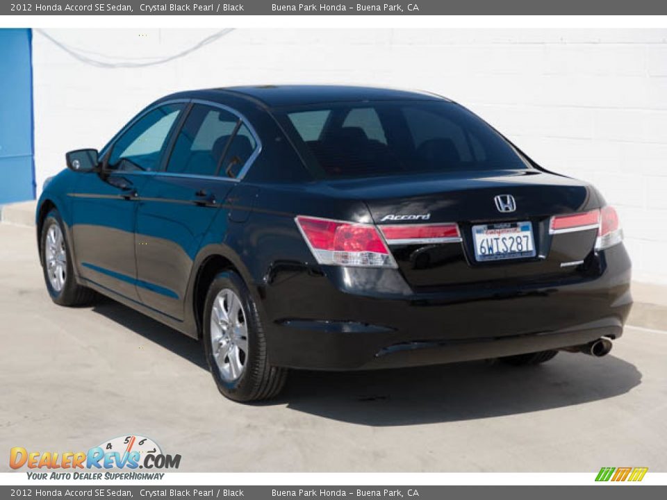 2012 Honda Accord SE Sedan Crystal Black Pearl / Black Photo #2